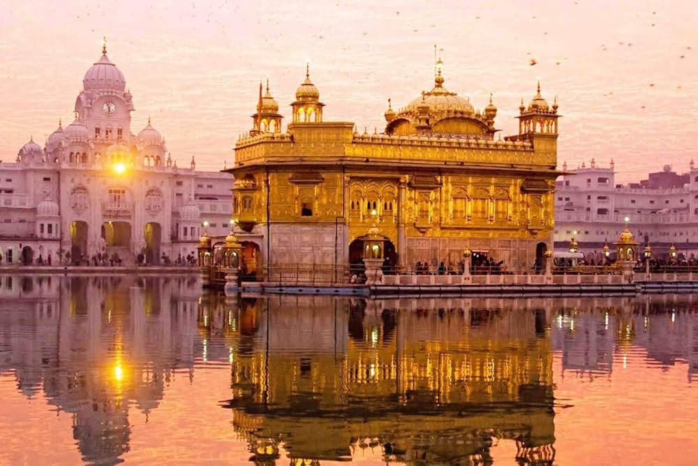 Golden Temple Poster|Darbar Sahib Wall Poster for Worship Room|Gurudwara Poster for Room/Youth Hostel/Office|Poster for Interior Decoration |Inner ...