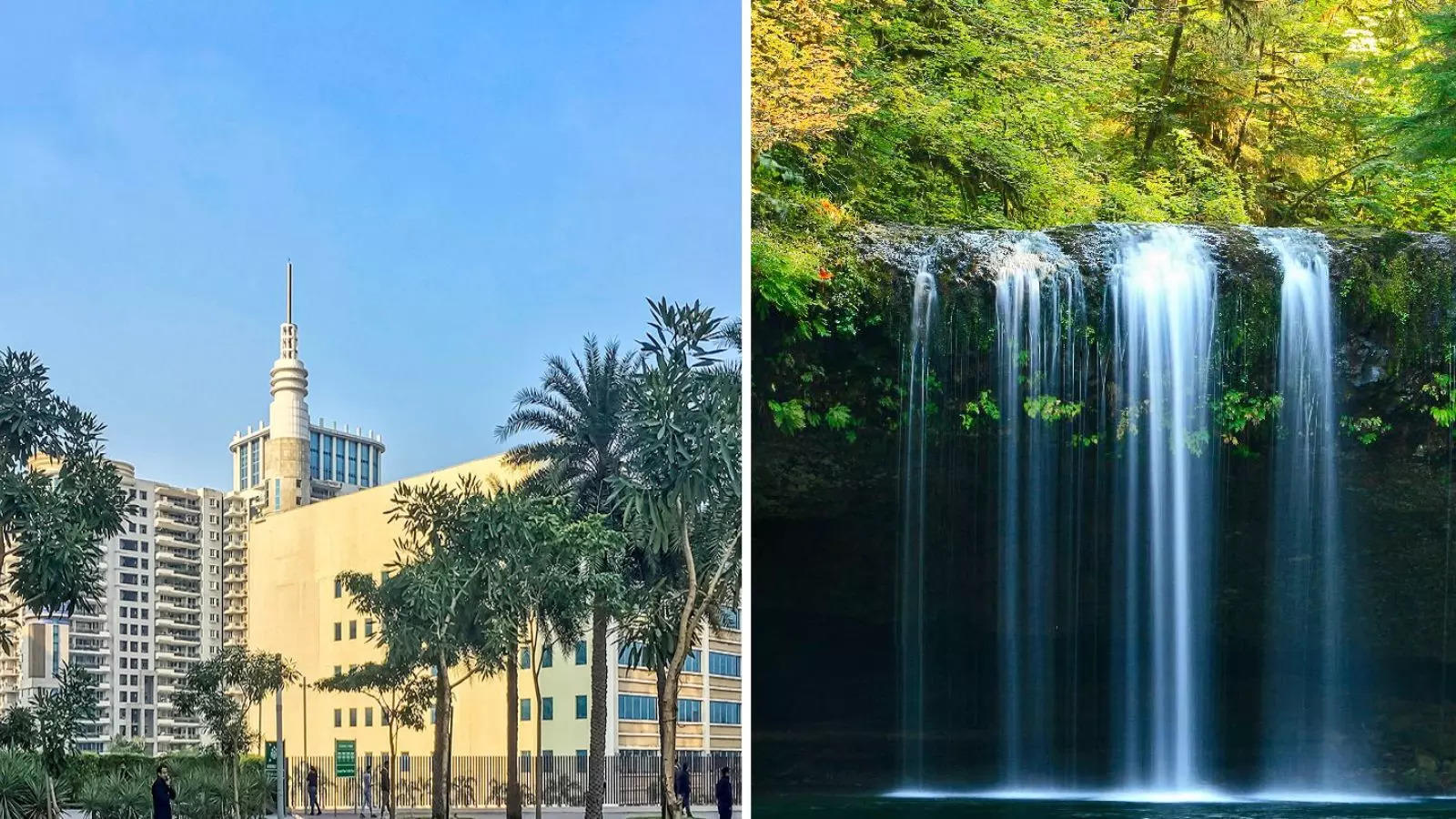 Ghamroj Waterfall In Sohna Gurugram Know All The Details, Gurugram not only has tall buildings and big companies, but also a beautiful village, where beautiful falls ...