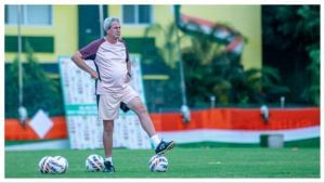 India take on Malaysia in their final match of 2024. Photo: AIFF Media