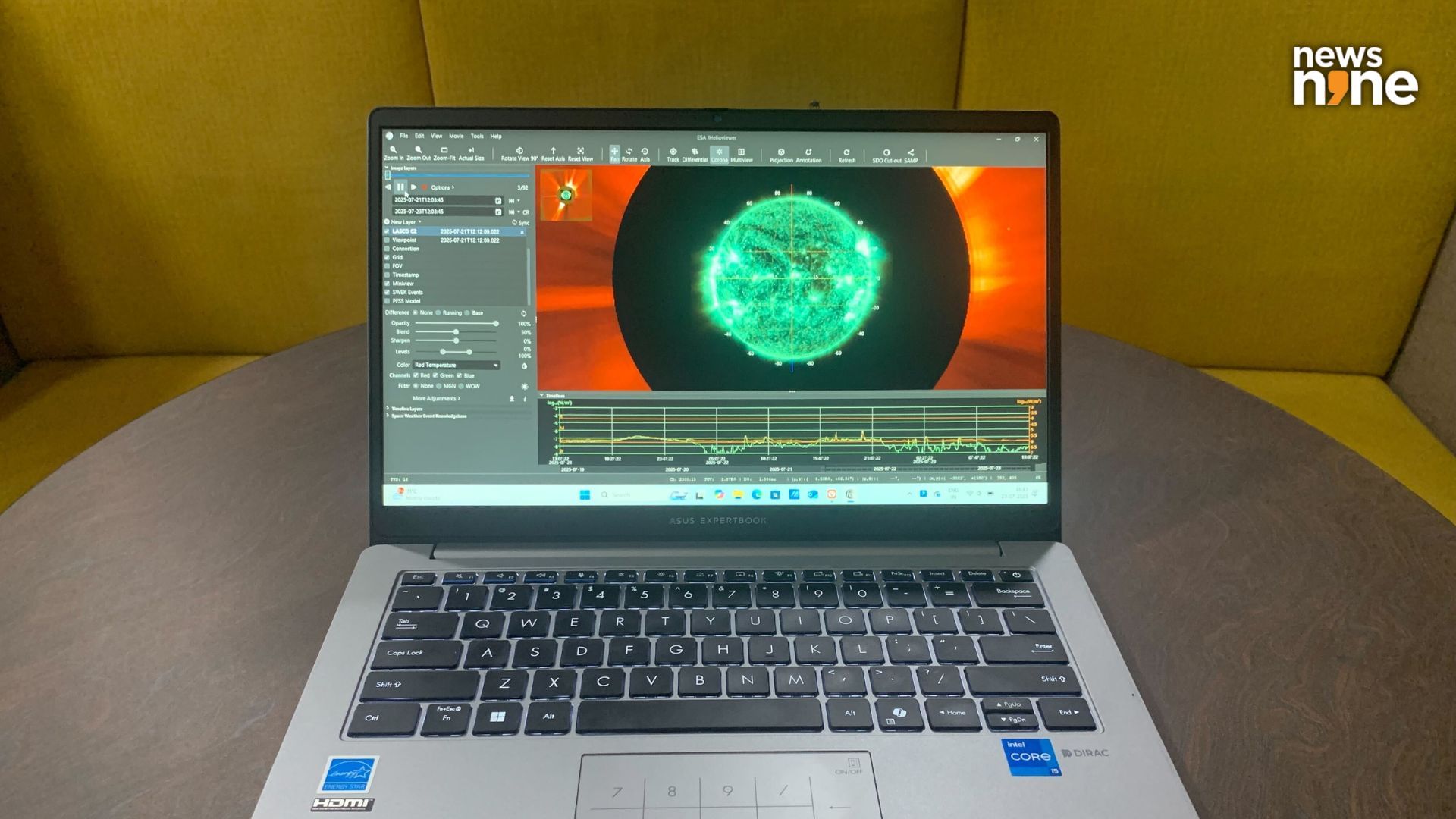 The ExpertBook B1 is a robust and reliable workhorse. (Image Credit: Aditya Madanapalle/News9).