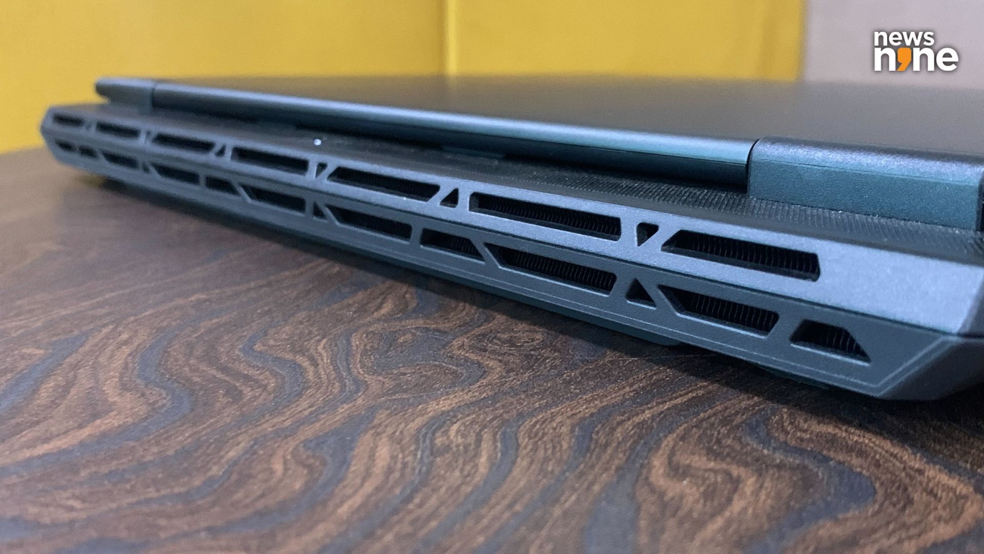 The laptop has an aggressive cooling solution. (Image Credit: Aditya Madanapalle/News9).