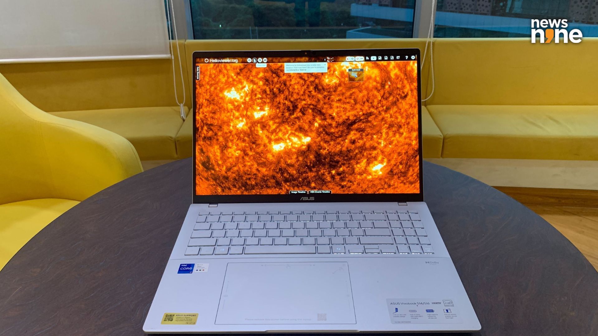 The Vivobook S16 is a workhorse suitable for anyone who wants a laptop with a large screen. (Image Credit: Aditya Madanapalle/News9). 