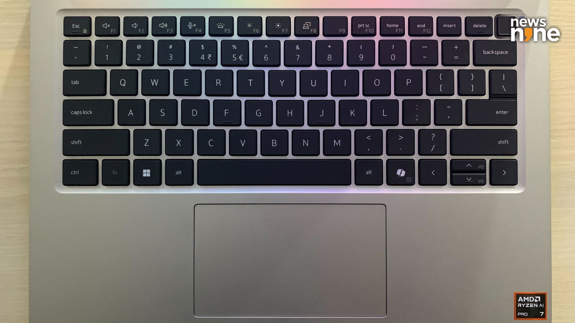 The keyboard gets it right in terms of layout at least. (Image Credit: Aditya Madanapalle/News9).