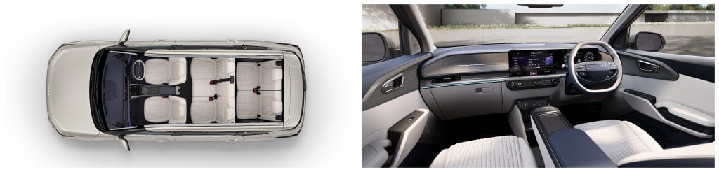 Kia Carens Clavis EV interior