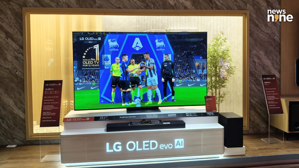 LG’s New AI TVs With Dolby Vision, 165Hz Gaming Support Launched in India. (Image Credit: Pragya Singha Roy/News9)