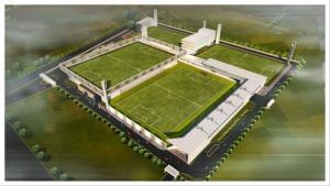 The AIFF's National Centre of Excellence is built on a 15 acre plot in Rajarhat, Kolkata. Photo: @IndianFootball