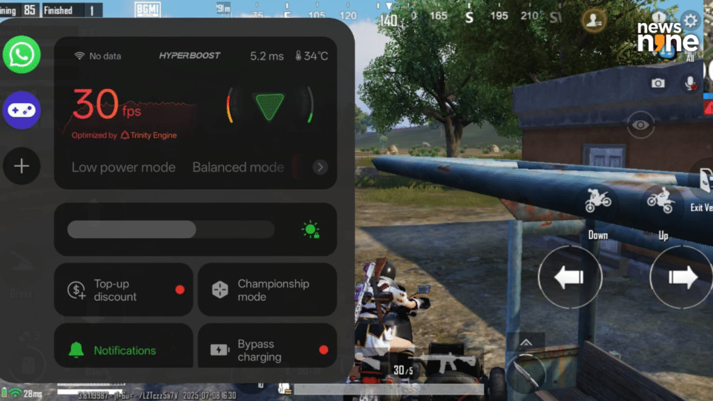 Ultra game mode in OnePlus Nord CE 5.