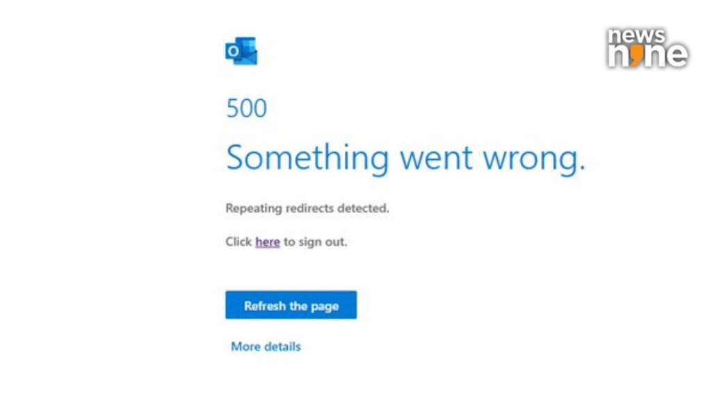 Microsoft Outlook Outage