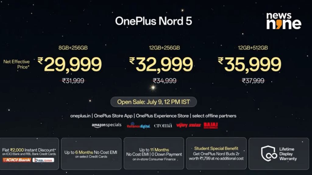 OnePlus Nord 5 review: Pricing