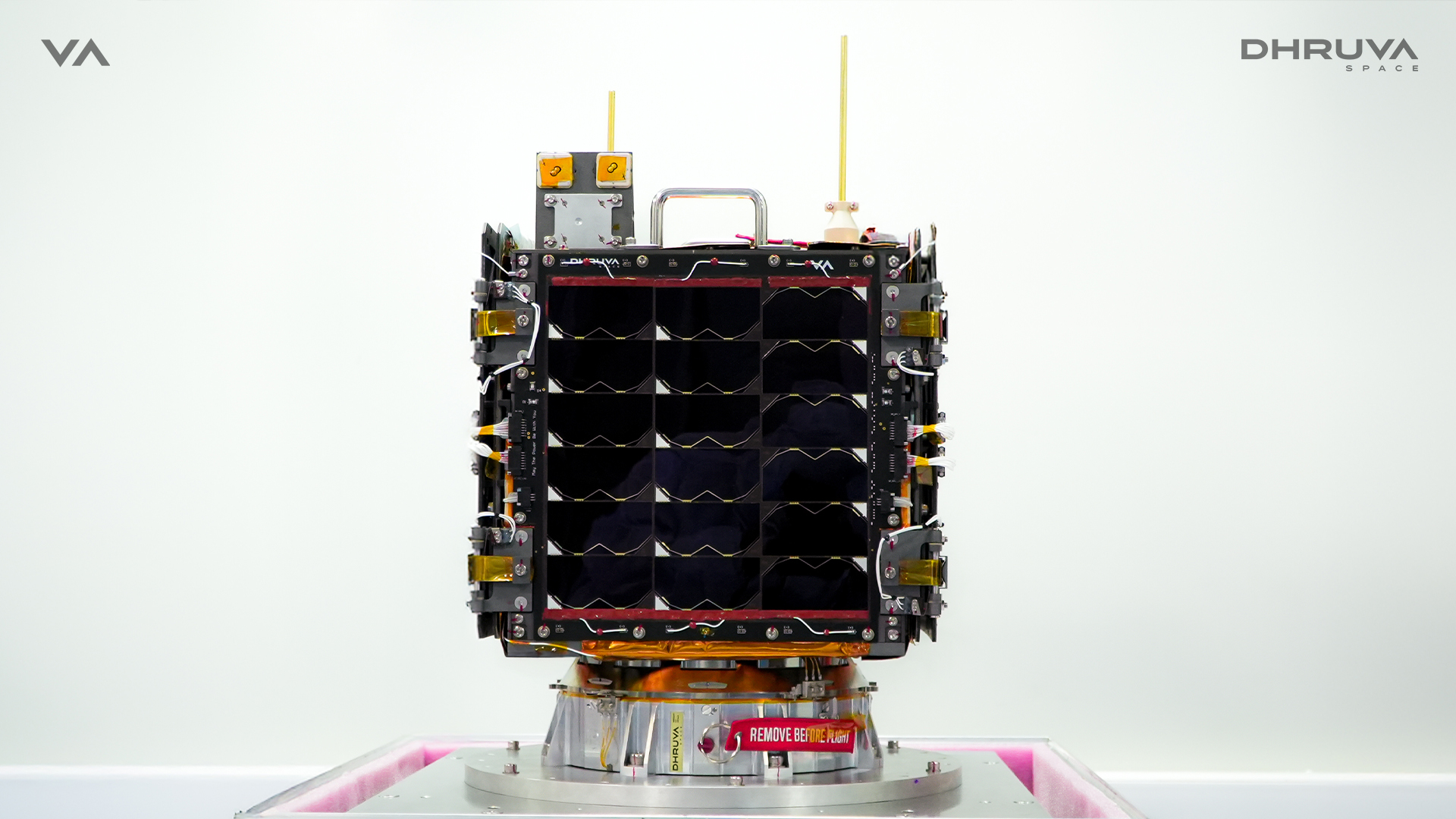 The LEAP-1 satellite. (Image Credit: Dhruva Space). 