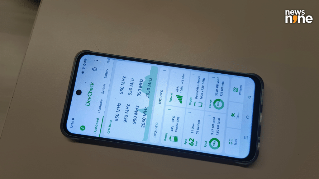Infinix Hot 60 5G+ Review. (Image Credit: Pragya Singha Roy/News9)