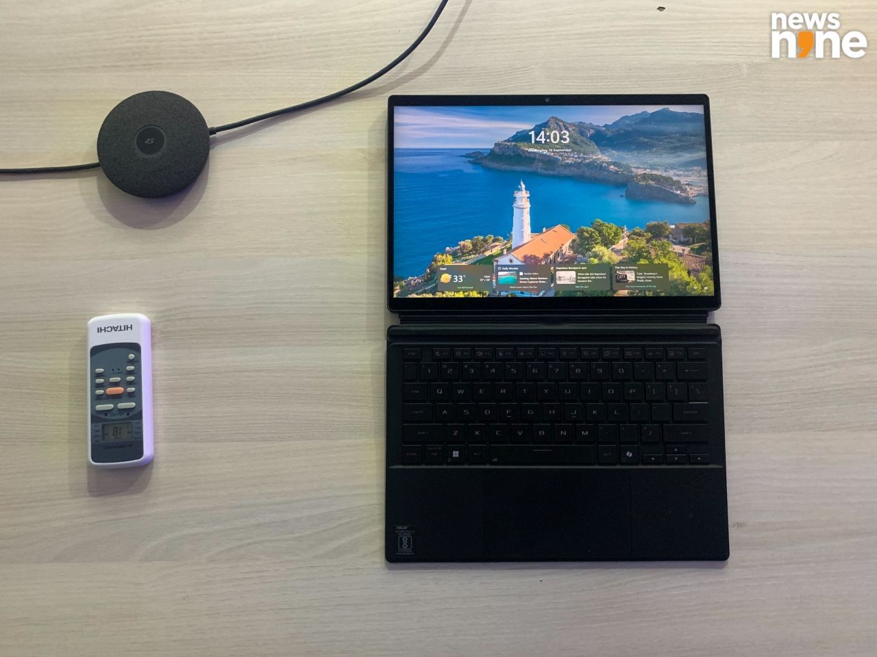 The screen can easily be shared around a conference table. (Image Credit: Aditya Madanapalle/News9).