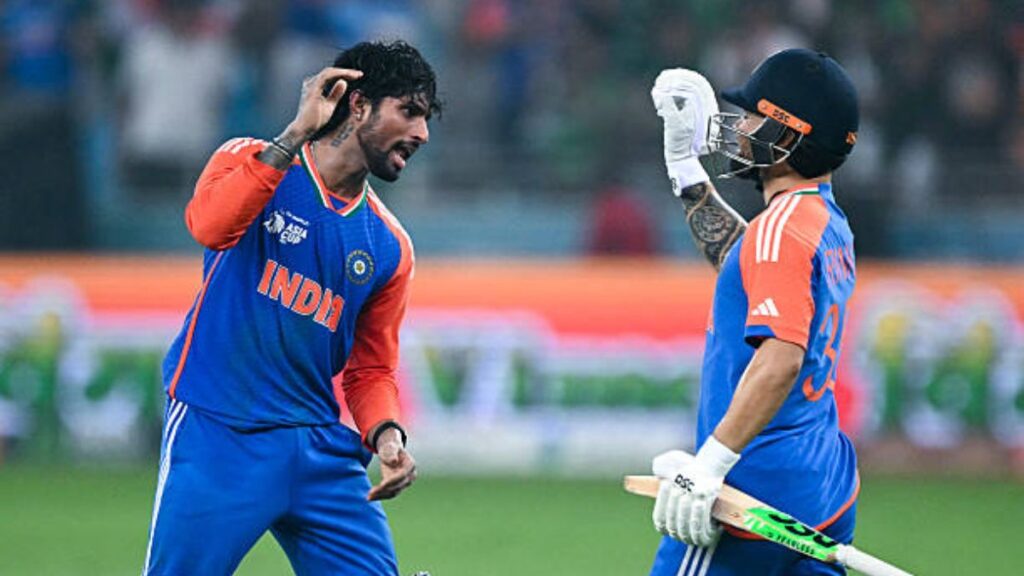 Rinku hit a four off the final ball to win the match for Team India. Indian players were seen running around the field after defeating Pakistan.