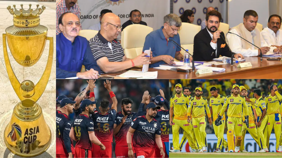 Before the Asia Cup final, the Indian Board announced a new 14-member squad, captain-vice-captain selected from RCB-CSK.
