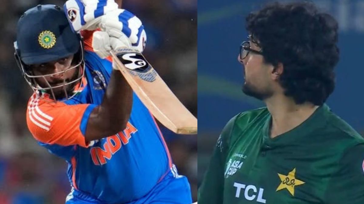 "He's going on the side," Abrar Ahmed crossed all limits, making obscene gestures after dismissing Sanju Samson.