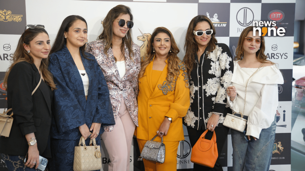 Queens Drive Club 2025: Ritika Jatin Ahuja Leads Women in Supercars on Mumbai Expressway