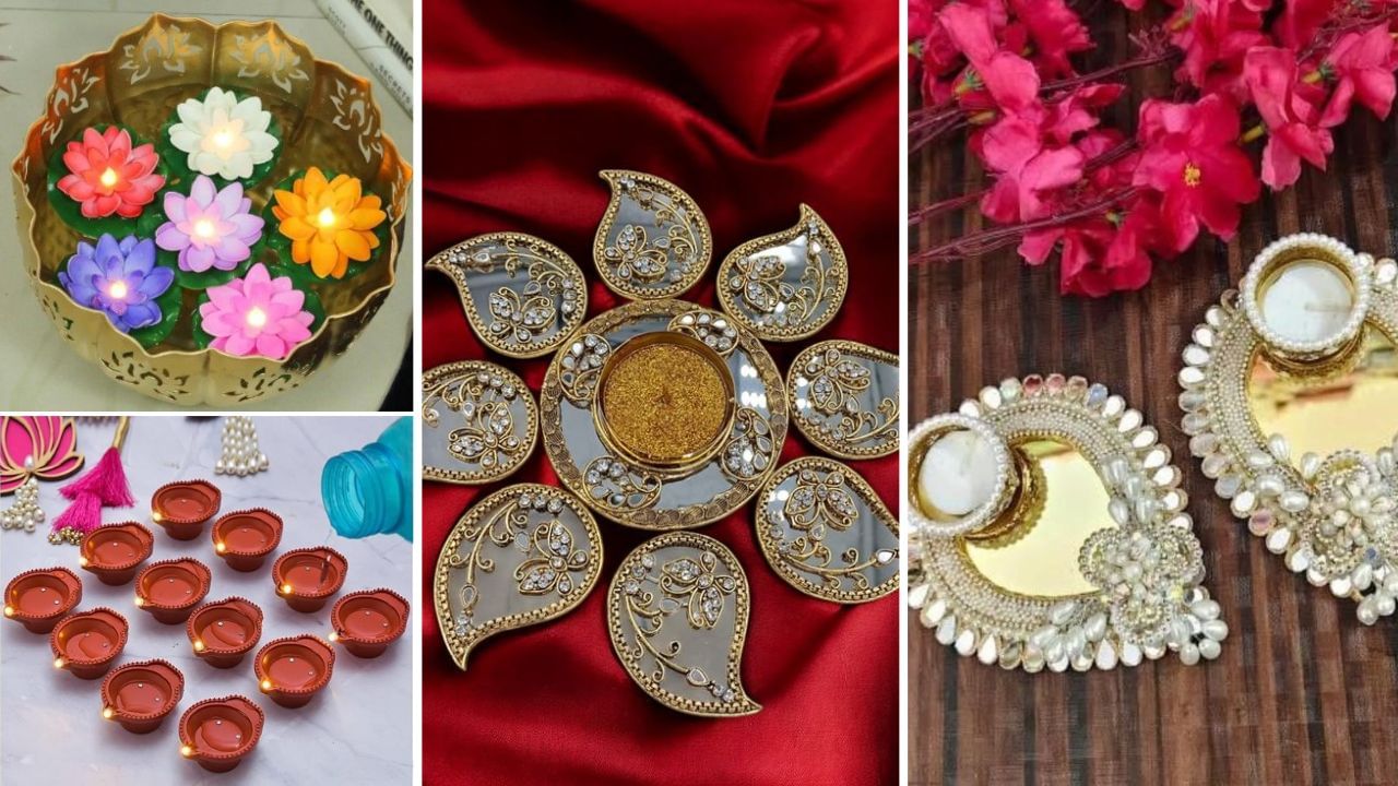 Diya decoration ideas for school competition