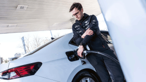 Miko Marczyk set a Guinness World Record for the longest distance covered on a single tank of fuel (Image credits: Skoda)
