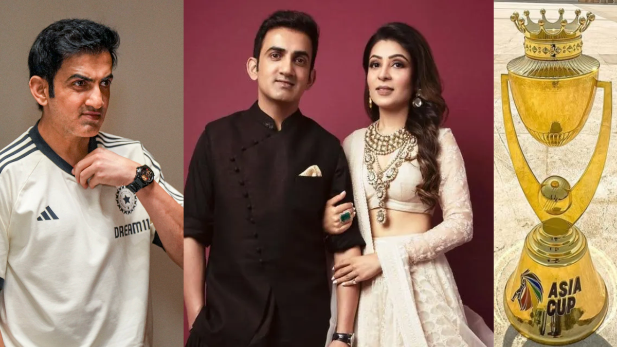 On the day of Asia Cup final, Gambhir had a fierce fight with his wife, Gauti looked very angry, everything was captured on camera.