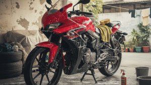 Maintain Bike shine by regular cleaning