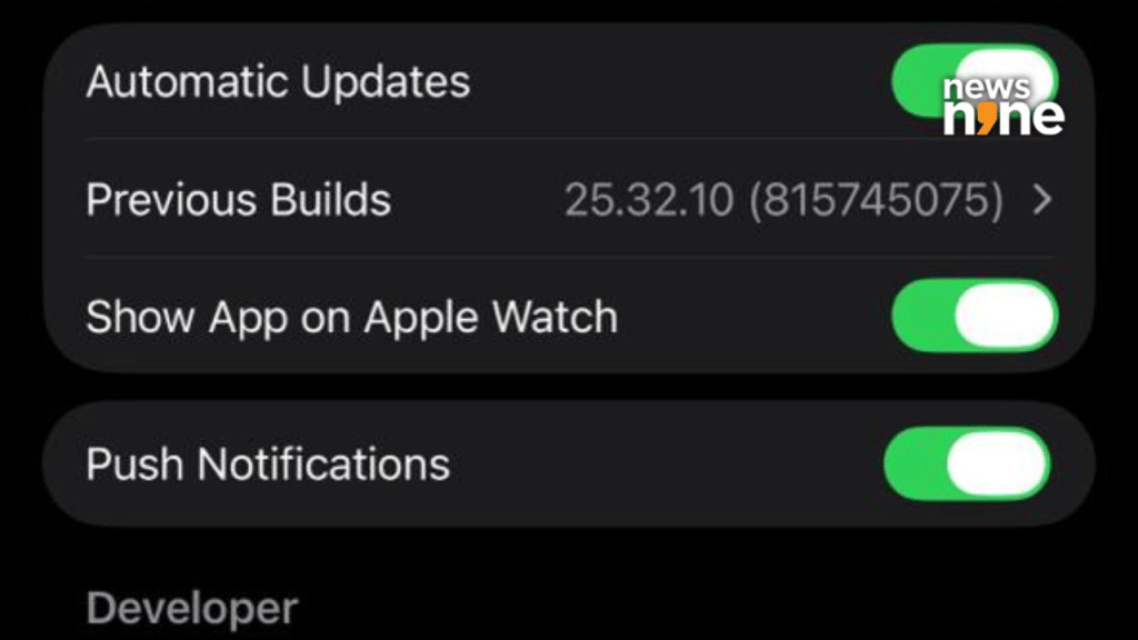 If you are a beta tester, you can go and check in Testflight. In our case, the WhatsApp icon was not showing up on Apple Watch Series 10, however, the App worked on the watch.