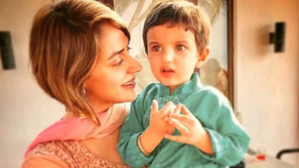 Ahana Deol with son Darien