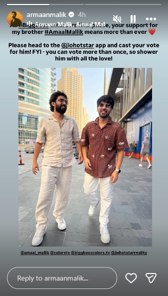 Armaan via Instagram Stories.