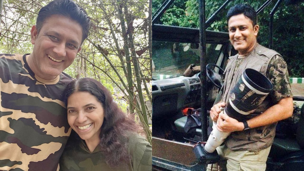 Anil Kumble Kaziranga Visit