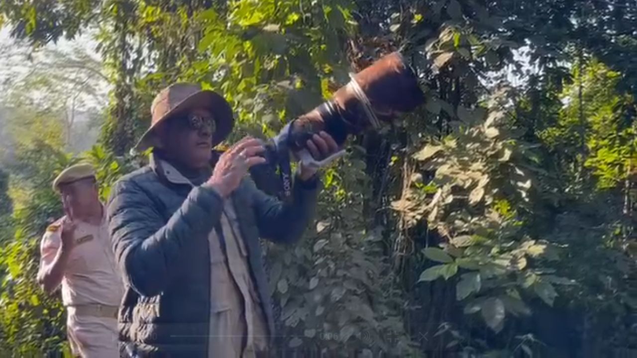 Anil Kumble Photography Kaziranga Visit (1)