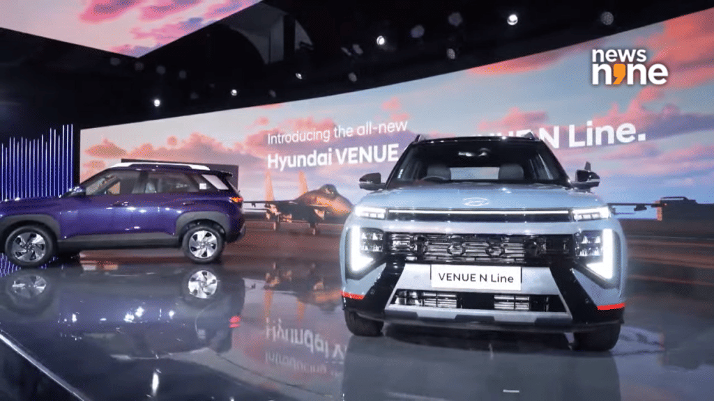 Hyundai VENUE N Line Revealed: Sporty Design, ADAS Level 2 & Red Calipers!