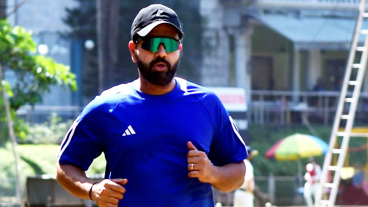 Rohit Sharma Trains At Mca Bkc Ground