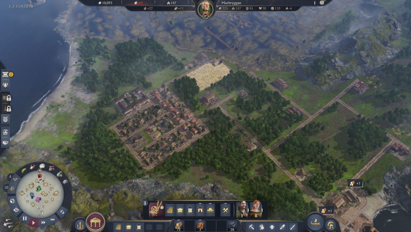 Each island has unique 'fertilities', so you need to occupy multiple islands to produce all the goods your residents require. (Image Credit: In-game screenshot on PC). 