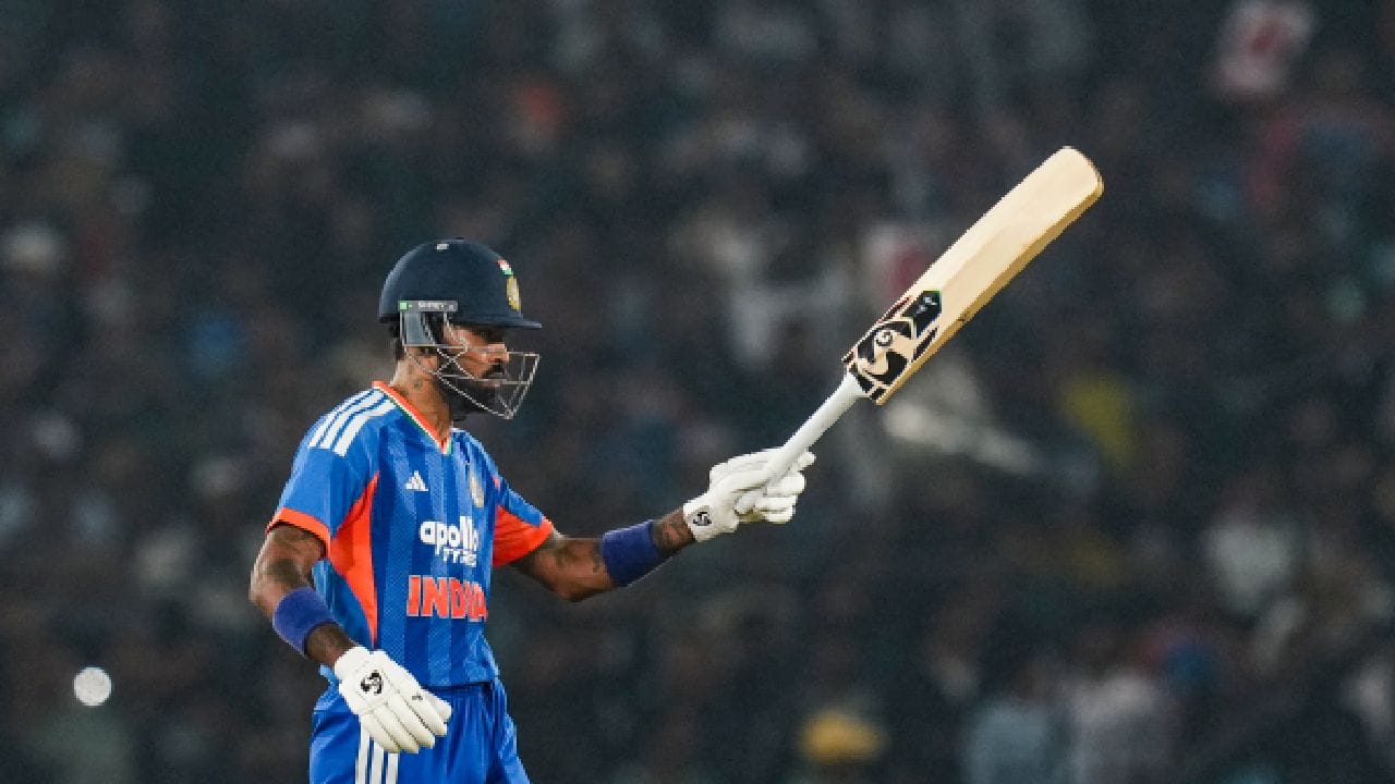 Hardik Pandya scored a blazing fifty against South Africa in Cuttack T20I. (Image: PTI)