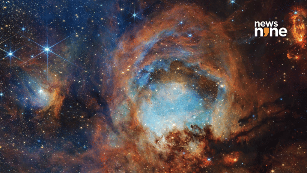 Cat’s Paw Nebula (NGC 6334) | Credit: NASA, ESA, CSA, STScI.