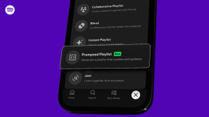Spotify AI Prompted playlist (Image from Spotify) 