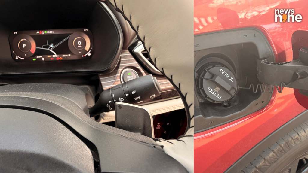 Tata Harrier's paddle shifters are fun to use for redlining