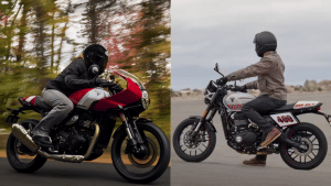 Triumph Tracker 400 and Thruxton 400