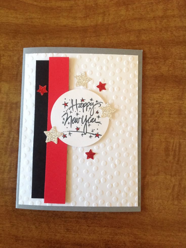 This may contain: a close up of a greeting card on a table