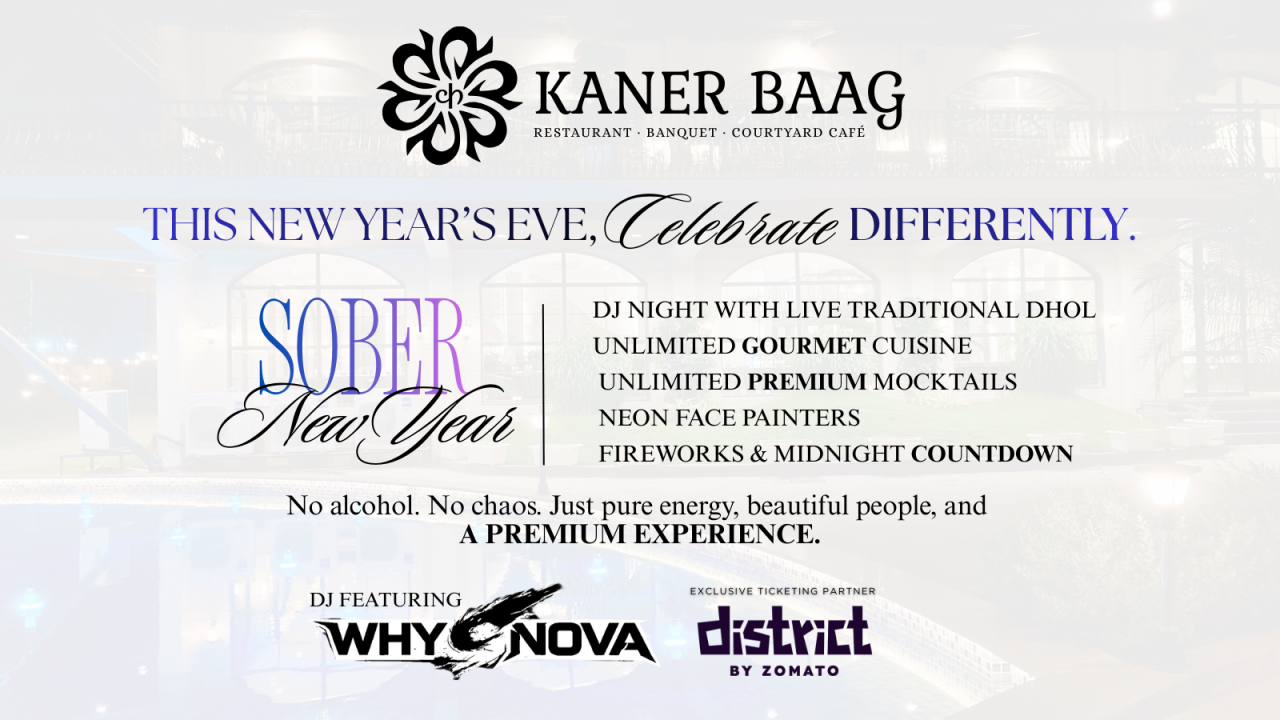 Sober New Year at Kaner Baag
