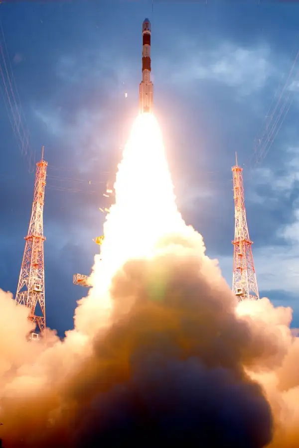 Liftoff of the PSLV-C11/ Chandrayaan-1 mission. (Image Credit: ISRO). 