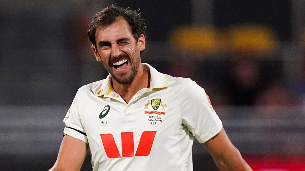 Mitchell Starc 6th 5 Wicket Haul Pink Ball Getty
