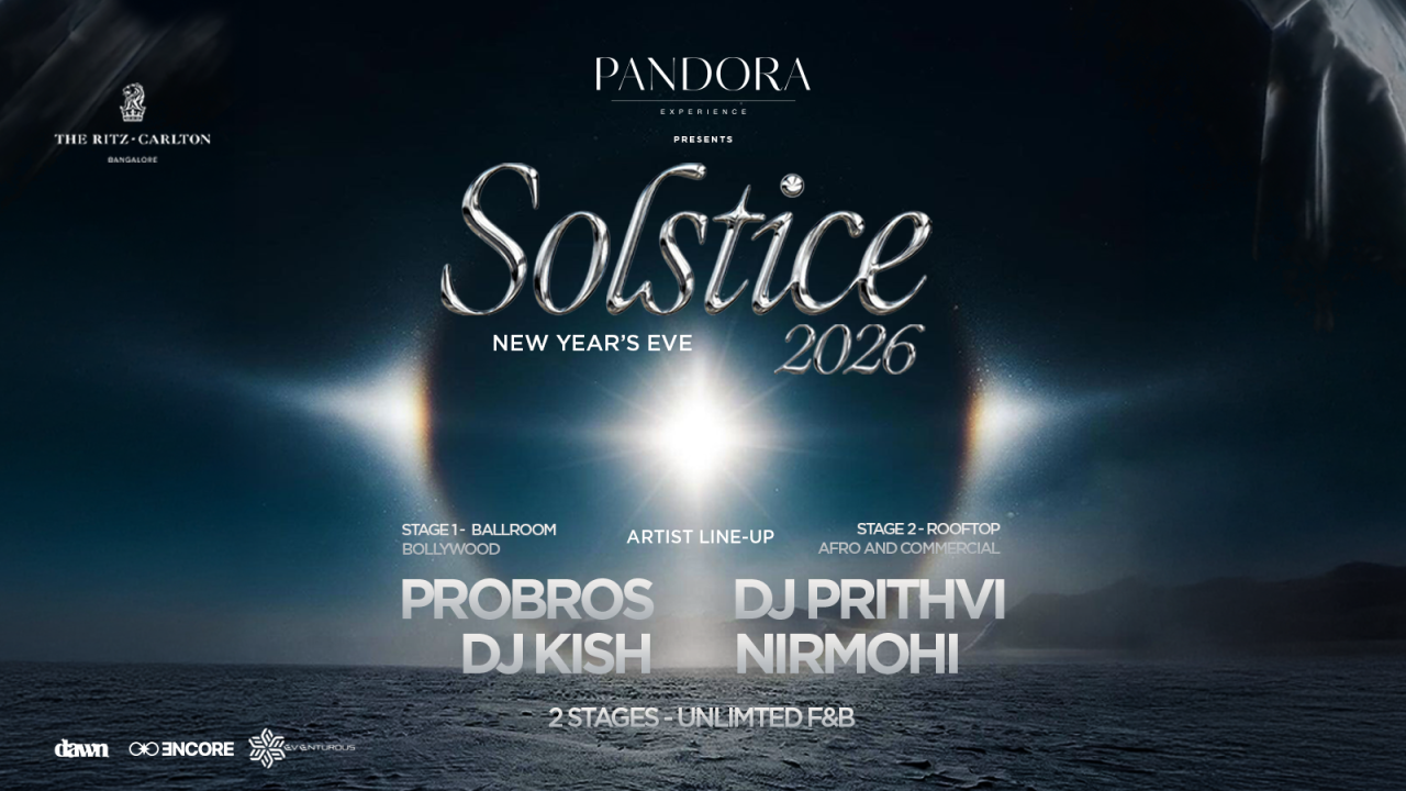 Solstice New Year’s Eve 2026 The Ritz Carlton 