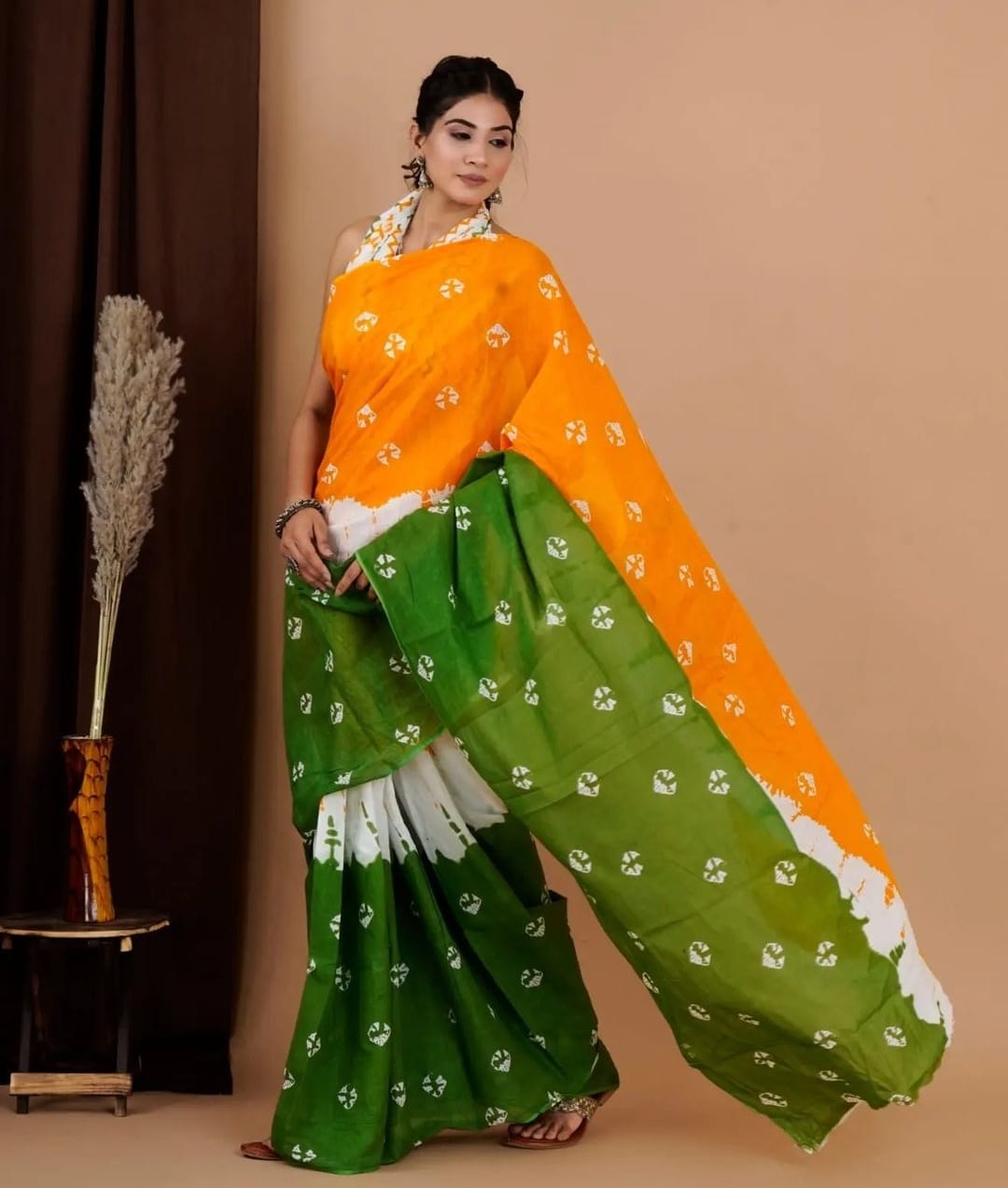 Tiranga Vol Independence Day Cotton Linen Saree Collection