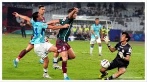 Mohun Bagan won the ISL SHield to get direct entry into ACL 2 last season while FC Goa entered through the play-off route. Photo: PTI