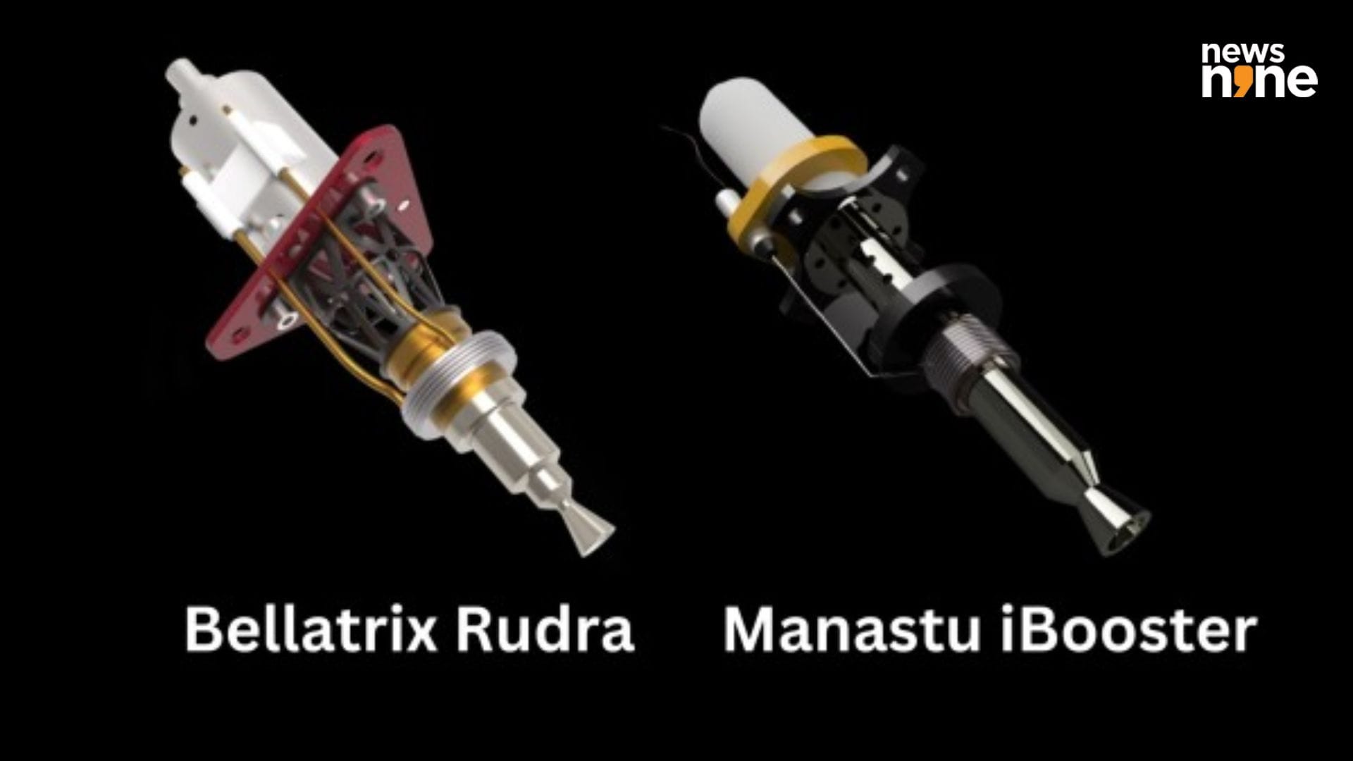 The Bellatrux Rudra and Manastu iBooster Green Propulsion Systems. (Image Credit: Bellatrix/Manastu/News9). 