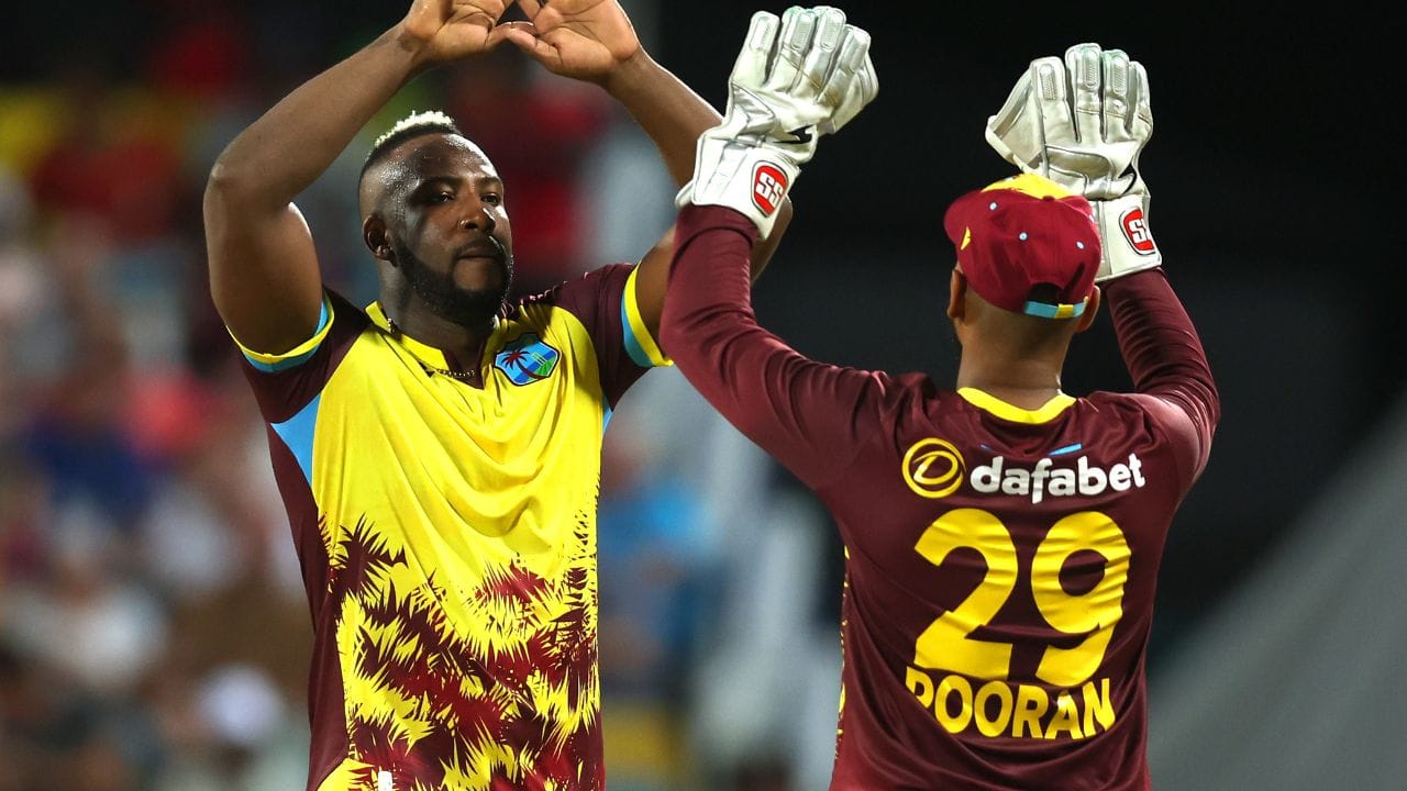 Andre Russell Nicholas Poorn Getty