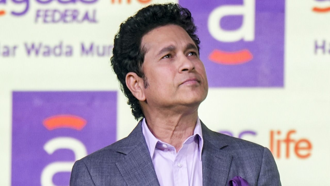 Sachin Tendulkar At An Event In Mumbai