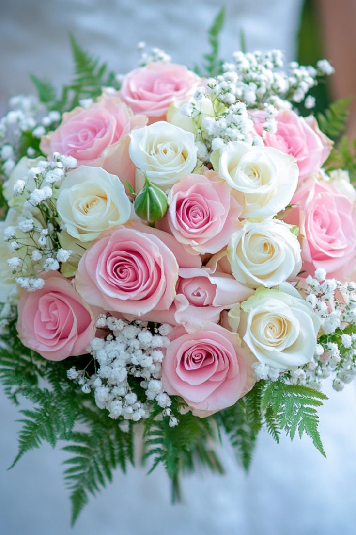 This contains: Blush to Fuchsia: 34+ Pink Wedding Bouquets You’ll Love