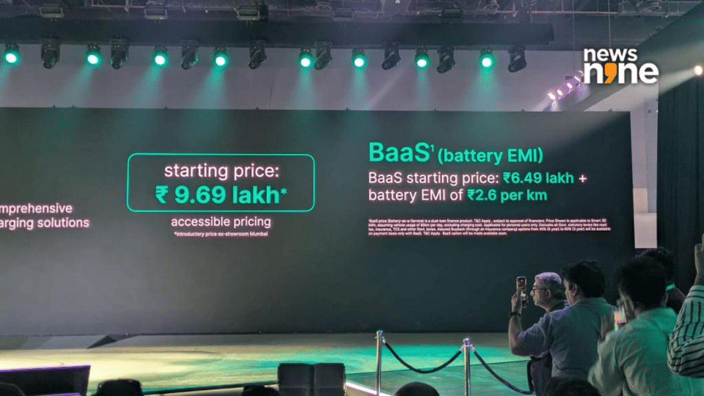 Tata Punch.ev facelift starts at ₹9.69 lakh and goes up to ₹12.59 lakh (introductory ex-showroom prices).
