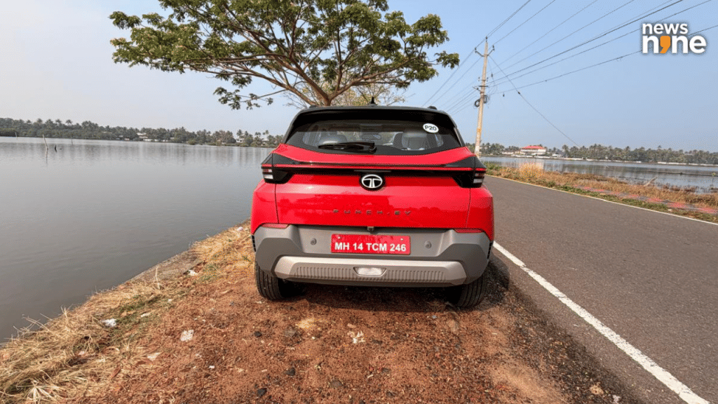 Tata Punch EV gets a joined taillamp which does look good on it